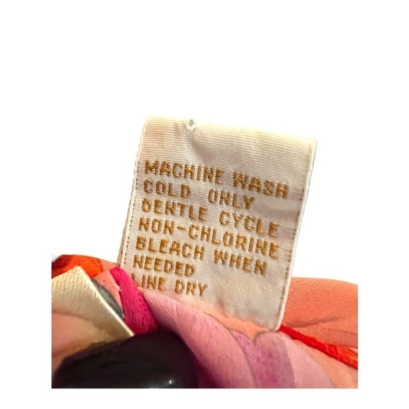 Vintage VS Embroidered Floral Chiffon Kimono M - Picture 10 of 12